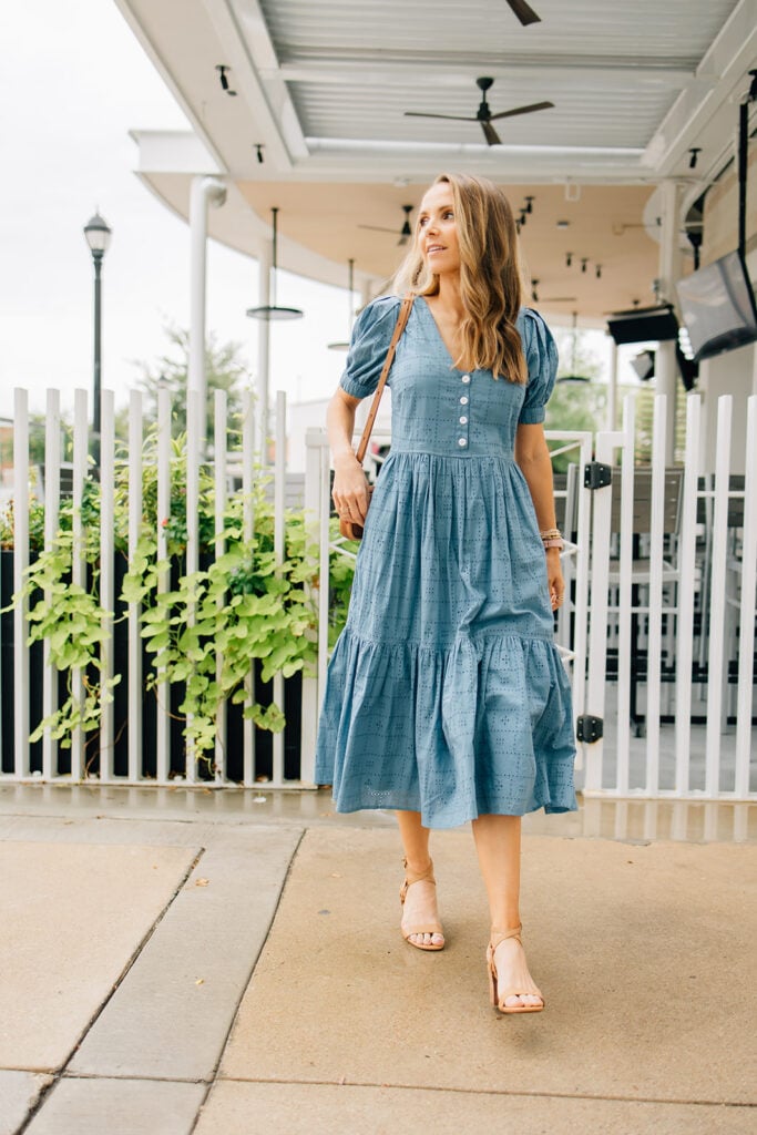 blue madewell dress