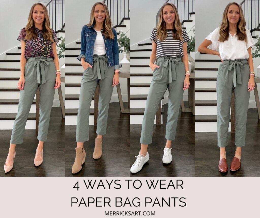 How to Wear Paper Bag Pants Merrick's Art