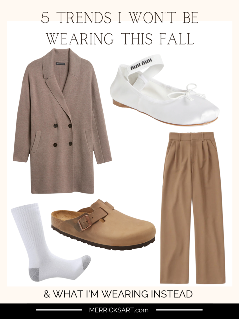 5 trends I won't be wearing