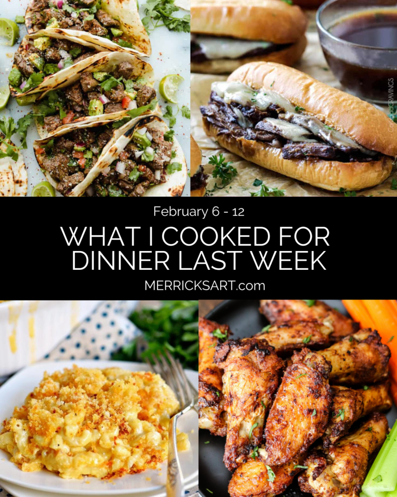 weekly menu feb 6-12