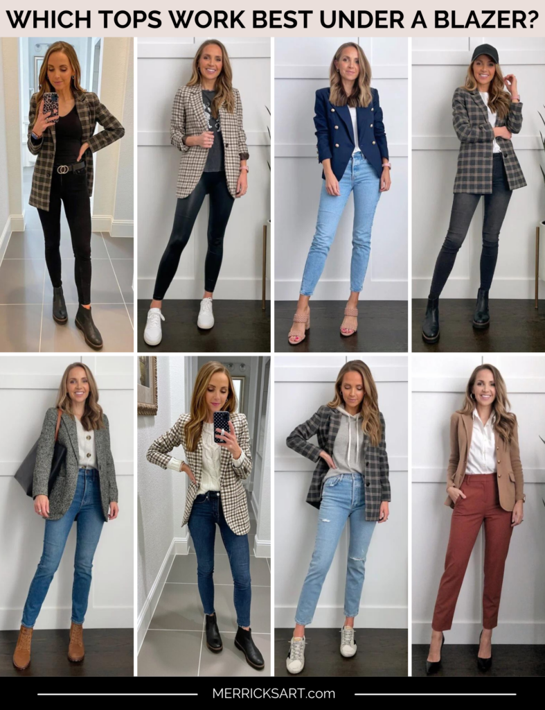 Which Tops Work Best Under a Blazer? - Merrick's Art