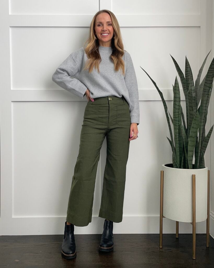 Can You Wear Cropped Wide Leg Pants in Winter Outfits? - Merrick's Art