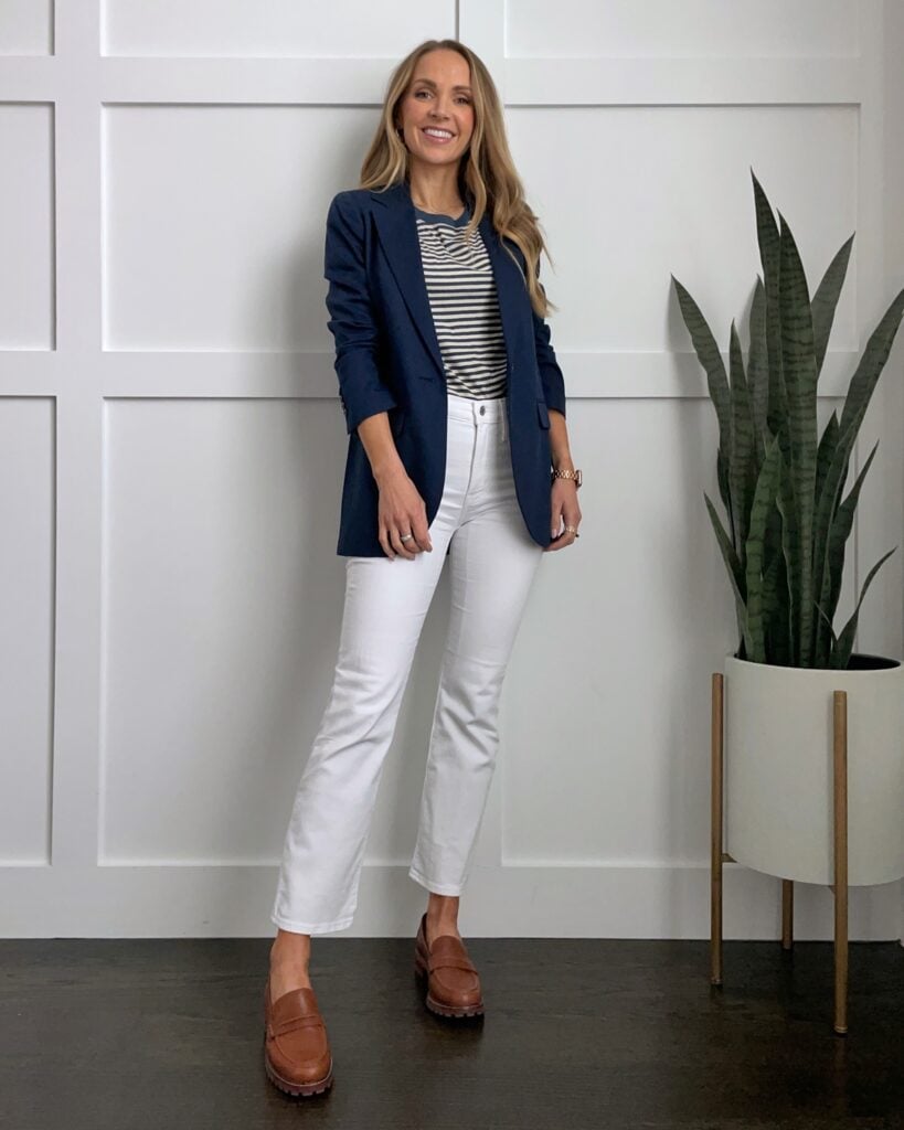 White Kick Crop Jeans (4 Ways to Wear It) Merrick's Art