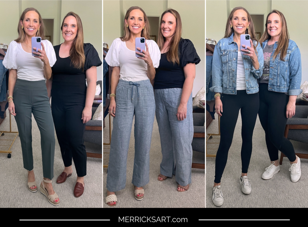 go shopping with Kristy and Merrick: Athleta