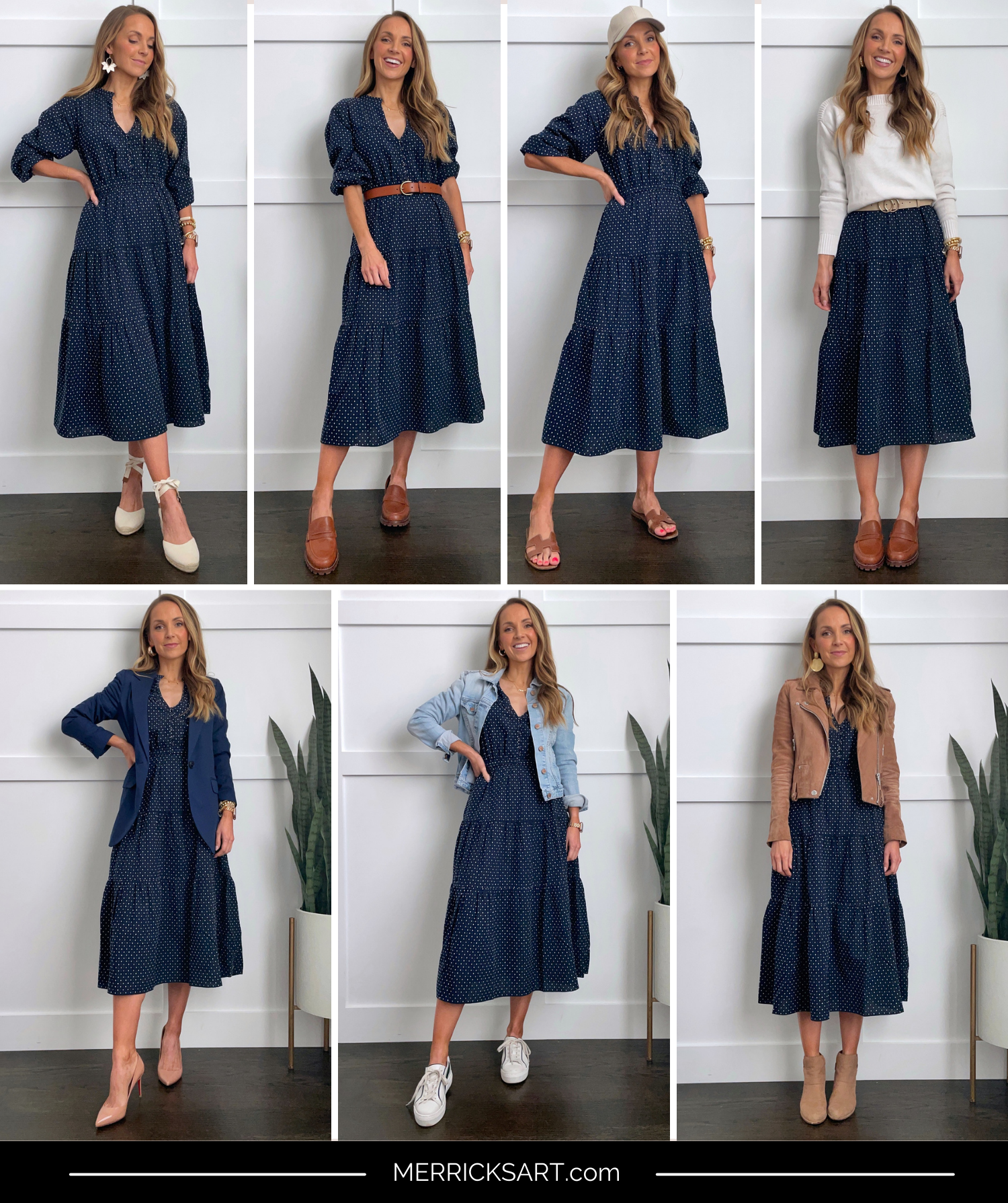 change an outfit with layers and accessories dress