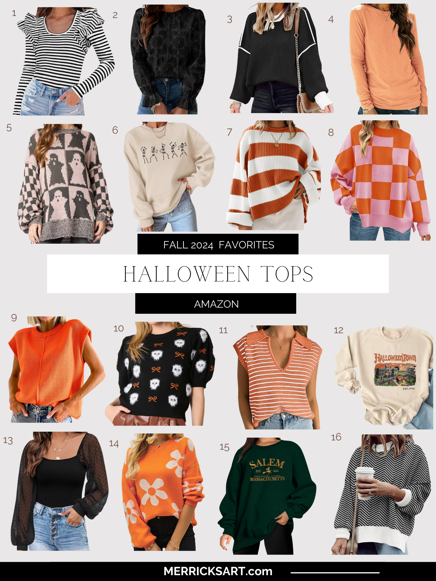 favorite halloween tops from amazon