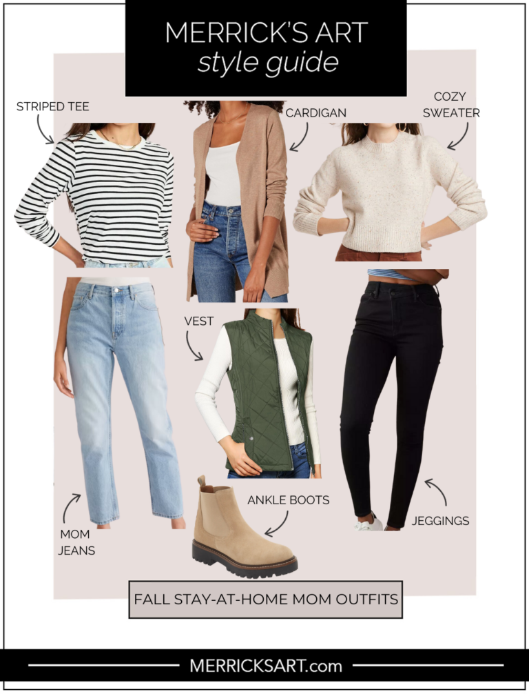 Cute Stay-at-Home Mom Outfits for Fall - Merrick's Art