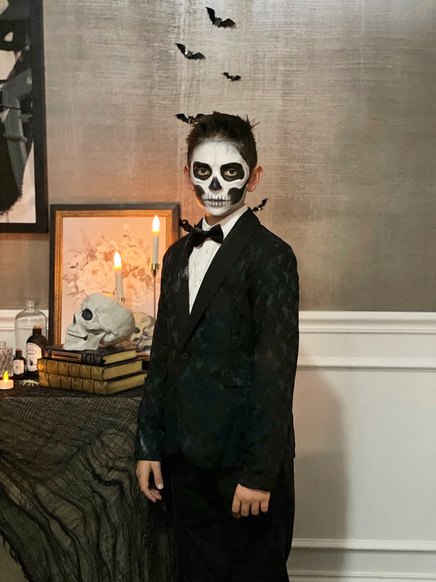 skeleton boy costume