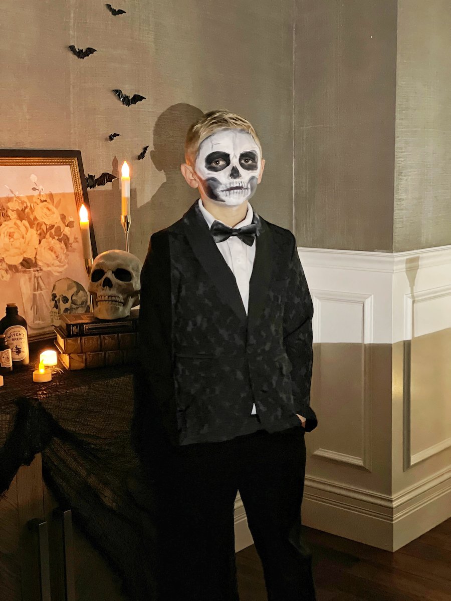 skeleton boy costume