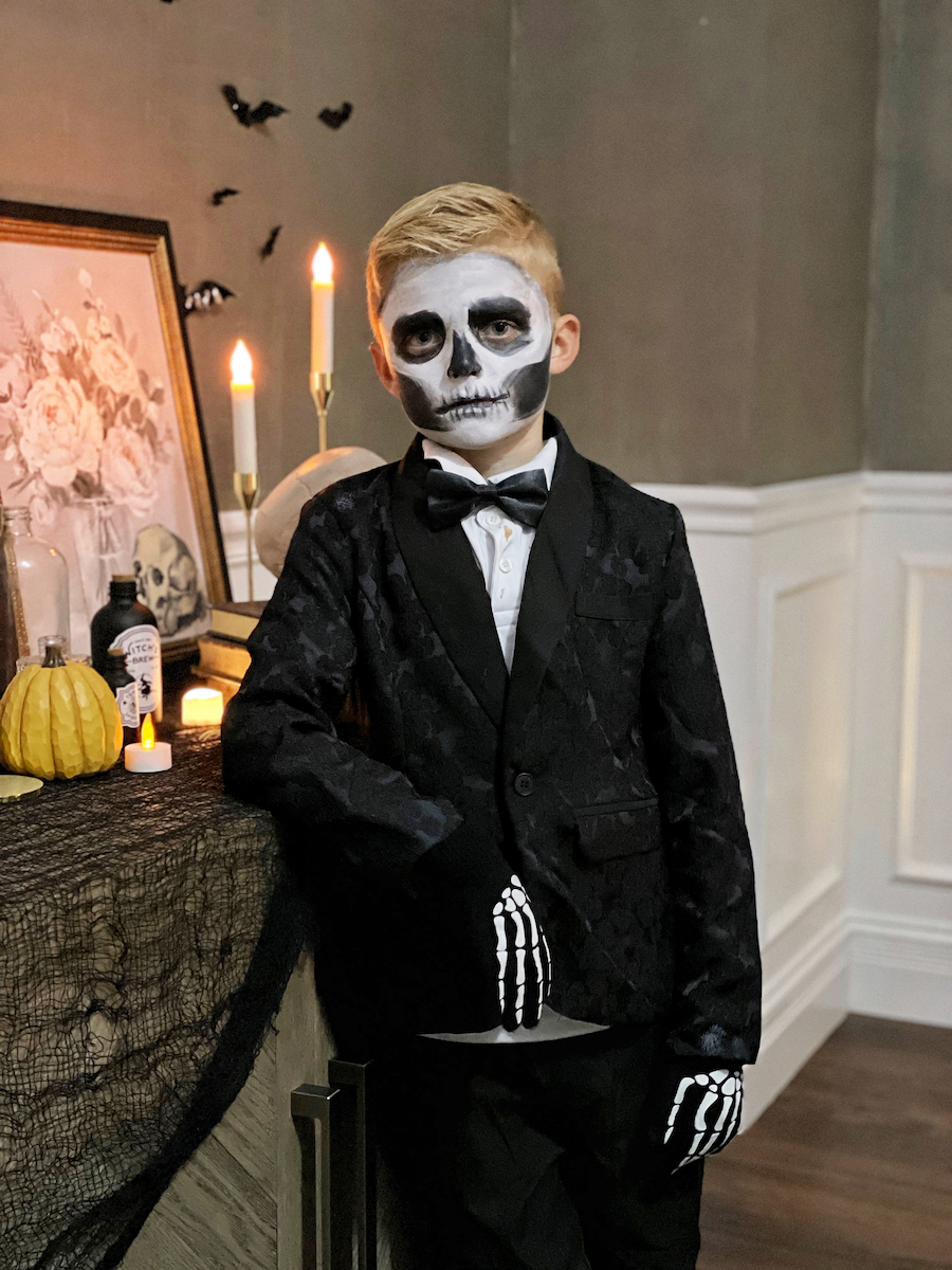 skeleton boy costume