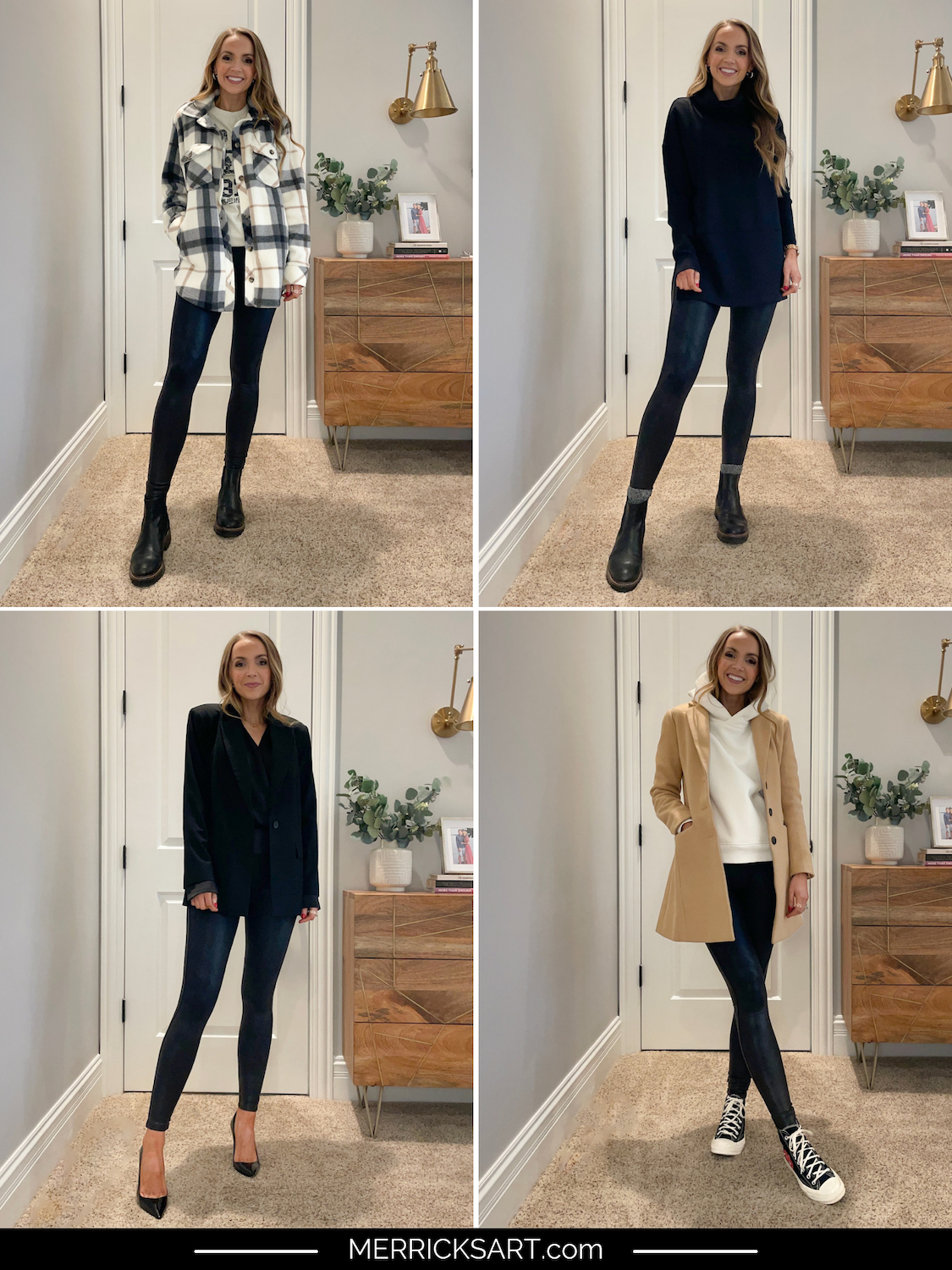 How to Style It: Black Leather Leggings Outfits - Merrick's Art