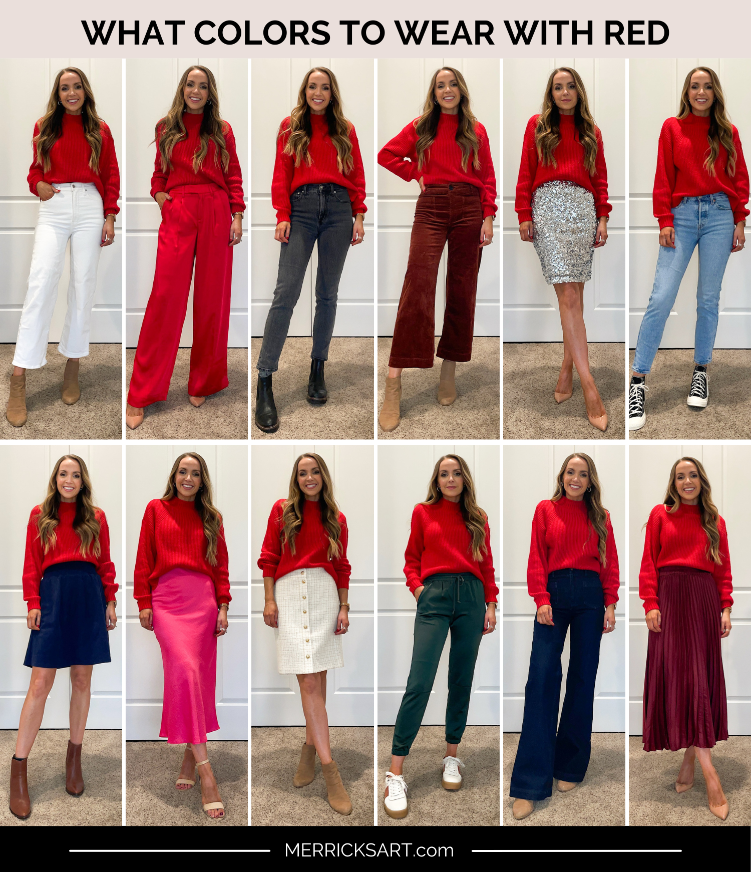 What Color Complements Red Top Pairings For A Stunning Look