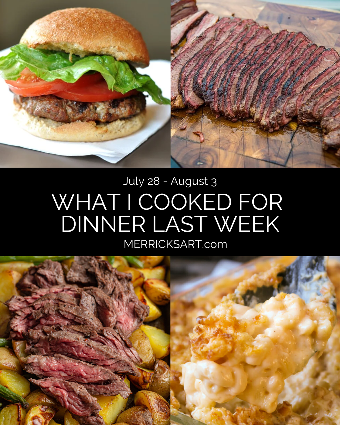 Weekly menu july 28-august 3