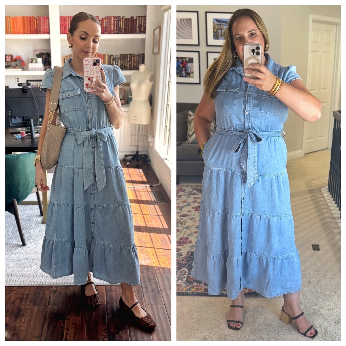 kristy and merrick denim dress