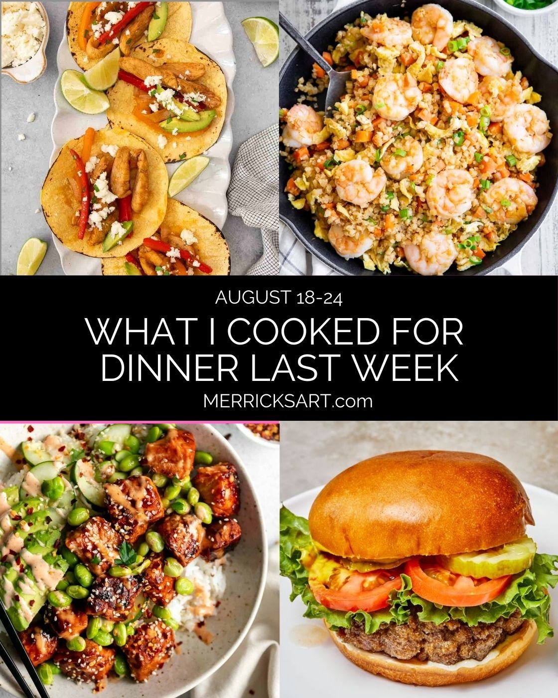 what I cooked for dinner august 2025