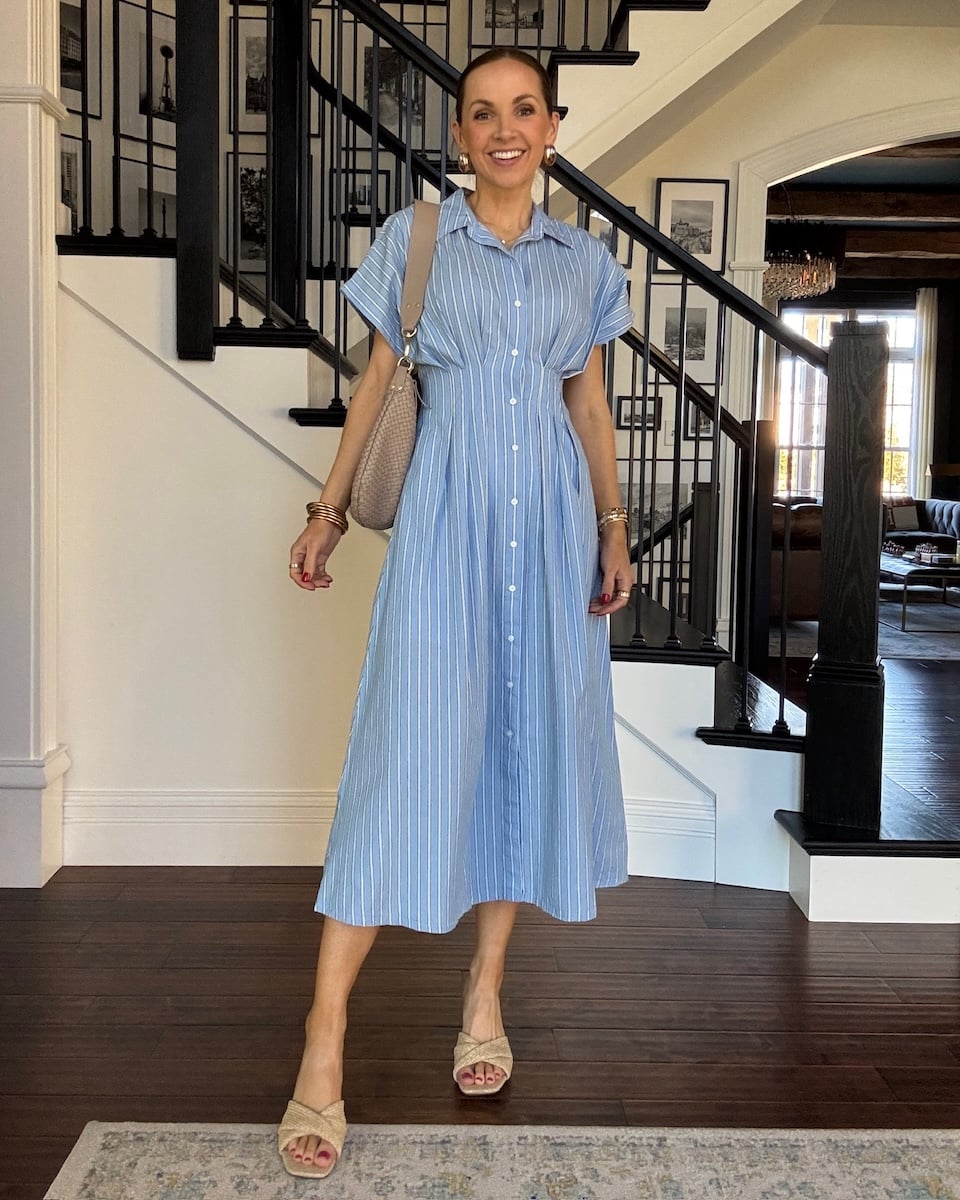 princess polly baby blue dress The Daily Connoisseur: 6 Gorgeous Fall Looks from Halsbrook.com main image 0