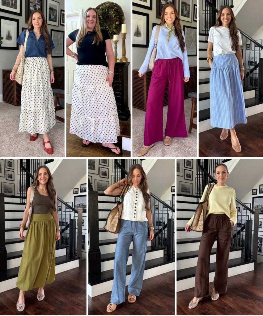 non denim bottoms for spring